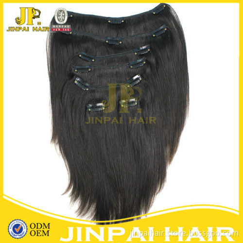 Clip In Extension straight wave Human Hair Weave